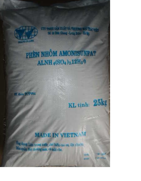 PHÈN KÉP AMONI - (NH4)AL(SO4)2